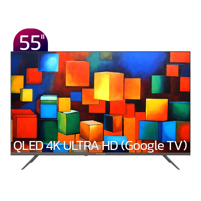 تلویزیون QLED UHD 4K هوشمند ایکس ویژن مدل XYU800 سایز 55 اینچ تلویزیون QLED UHD 4K هوشمند ایکس ویژن مدل XYU800 سایز 55 اینچ